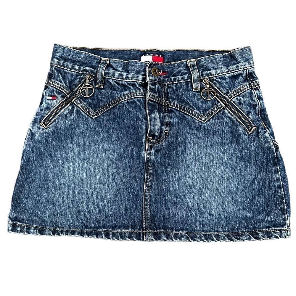 Tommy Jeans Y2K denim mini skirt low rise vintage